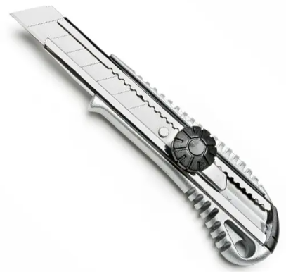 CUCHILLA METALICA RETRACTIL con RUEDA BREMEN®