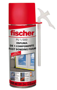 ESP. POLIURETANO EXP. FISCHER X 300 ML