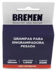 [BREME3F00BJRS] GRAMPAS 10MM X 1000 UN P/PESADA BREMEN