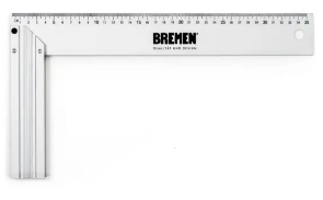 [BREMEZQUQ4O1D] ESCUADRA ALUMINIO 14" PROFESIONAL BREMEN