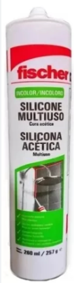 [FISCH7DZ75A2P] SILICONA MULTIUSO TRANSPARENTE X 260 ML